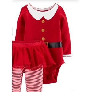 🆕NWT Carter’s Baby holiday set size 12 month’s